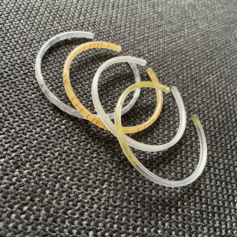 Color by Amber Set of 4 “Thinnies”  Various Interlayers